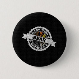 Chapa Redonda De 5 Cm Sello de aprobación del orgullo gay certificado