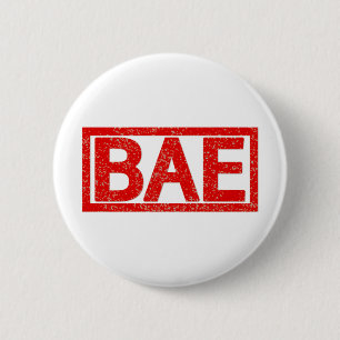 Chapa Redonda De 5 Cm Sello de Bae