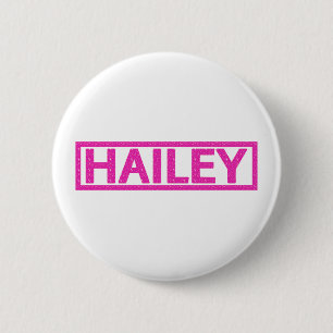 Chapa Redonda De 5 Cm Sello de Hailey