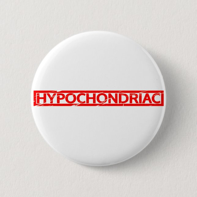 Chapa Redonda De 5 Cm Sello de hipocondrias (Anverso)