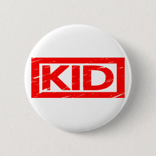 Chapa Redonda De 5 Cm Sello de Kid