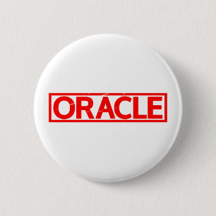 Chapa Redonda De 5 Cm Sello de Oracle