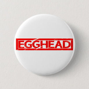 Chapa Redonda De 5 Cm Sello Egghead
