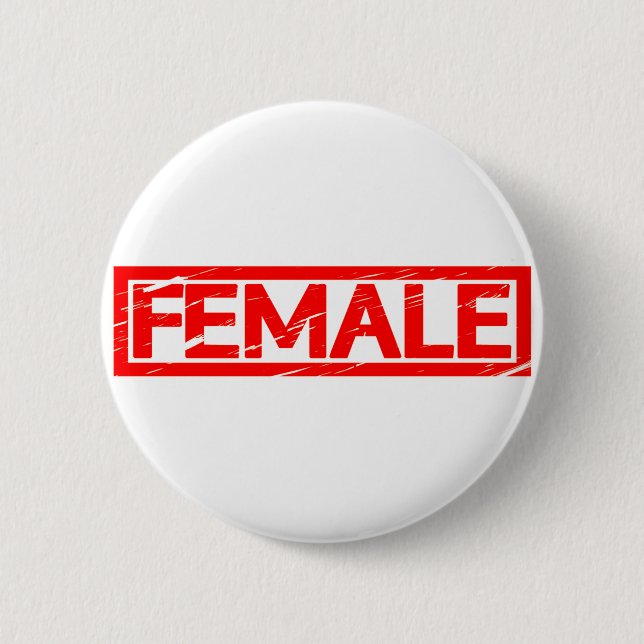 Chapa Redonda De 5 Cm Sello femenino (Anverso)