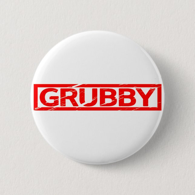 Chapa Redonda De 5 Cm Sello Grubby (Anverso)