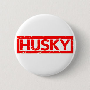 Chapa Redonda De 5 Cm Sello Husky