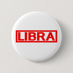 Chapa Redonda De 5 Cm Sello Libra