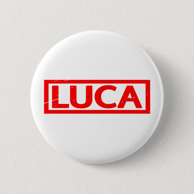 Chapa Redonda De 5 Cm Sello Luca (Anverso)