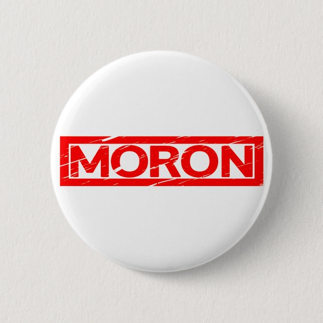Chapa Redonda De 5 Cm Sello Moron (Anverso)