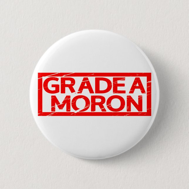 Chapa Redonda De 5 Cm Sello Moron Grado A (Anverso)