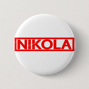 Chapa Redonda De 5 Cm Sello Nikola