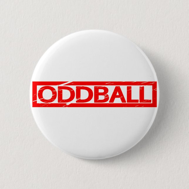 Chapa Redonda De 5 Cm Sello Oddball (Anverso)