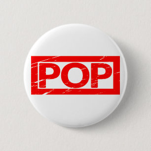 Chapa Redonda De 5 Cm Sello pop