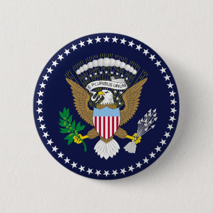 Chapa Redonda De 5 Cm Sello presidencial