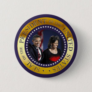 Chapa Redonda De 5 Cm Sello Presidencial