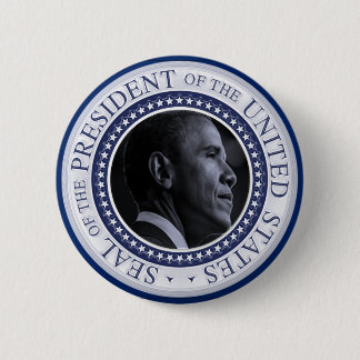 Chapa Redonda De 5 Cm Sello presidencial de Barack Obama
