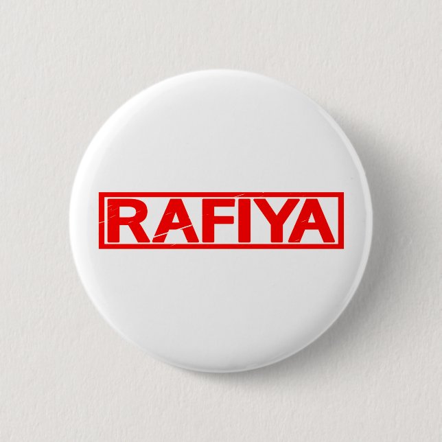 Chapa Redonda De 5 Cm Sello Rafiya (Anverso)