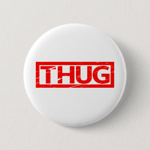 Chapa Redonda De 5 Cm Sello Thug