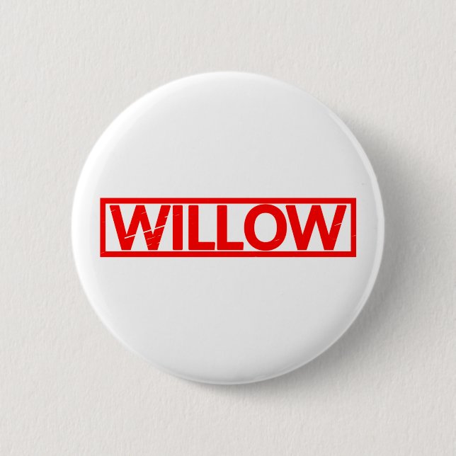 Chapa Redonda De 5 Cm Sello Willow (Anverso)