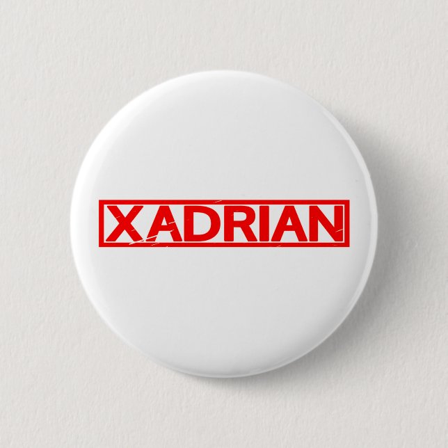 Chapa Redonda De 5 Cm Sello Xadrian (Anverso)