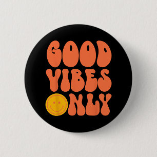 Chapa Redonda De 5 Cm SEÑAL DE PAZ AMOR Halloween hippie de los años 60