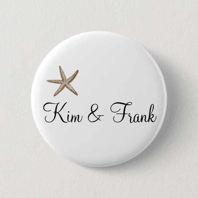 Chapa Redonda De 5 Cm Sencilla estrella (Anverso)