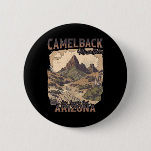 Chapa Redonda De 5 Cm Sendero del Cañón del Eco de la Montaña Camelback