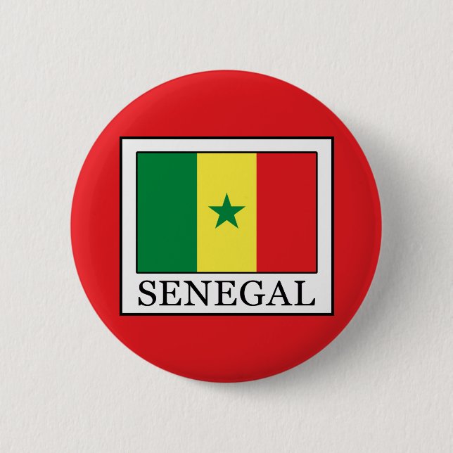 Chapa Redonda De 5 Cm Senegal (Anverso)