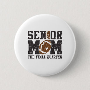 Chapa Redonda De 5 Cm Senior Football Mom Football Mama Game Day Cl Of 2