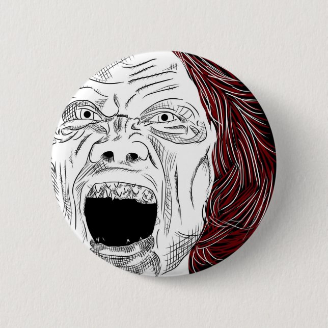 Chapa Redonda De 5 Cm Señora Luck (Anverso)