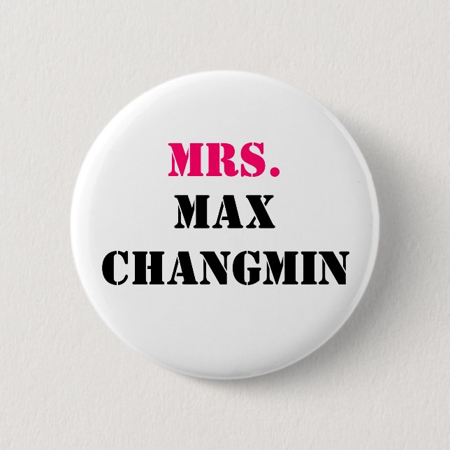 CHAPA REDONDA DE 5 CM SEÑORA, MAX CHANGMIN (Anverso)