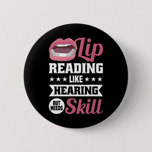 Chapa Redonda De 5 Cm Sensibilización acerca de la sordera 2