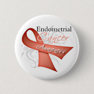 Chapa Redonda De 5 Cm Sensibilización sobre el cáncer endometrial de la 