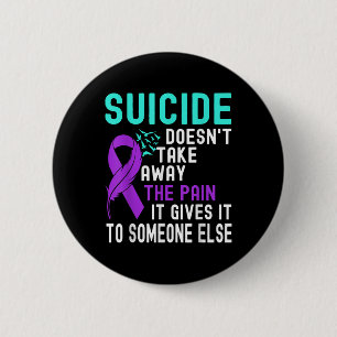 Chapa Redonda De 5 Cm Sensibilización sobre el suicidio Prevención del s