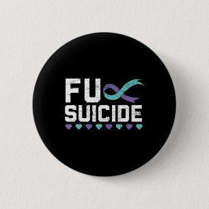 Chapa Redonda De 5 Cm Sensibilización sobre la prevención del suicidio D