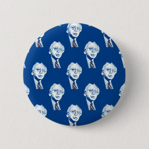 Chapa Redonda De 5 Cm sequin bernie sanders