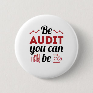 Chapa Redonda De 5 Cm Ser Auditor Puede Ser Funcionario Auditor De Audit