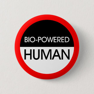 Chapa Redonda De 5 Cm Ser humano Bio-Accionado