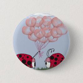 Chapa Redonda De 5 Cm ¿Serás Mi Ilustracion Ladybug?
