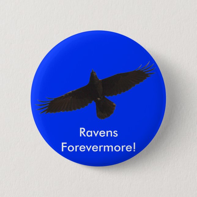 Chapa Redonda De 5 Cm Serie Black Raven (Anverso)