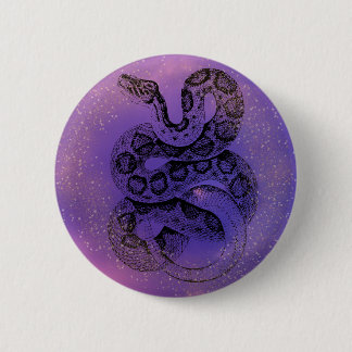 Chapa Redonda De 5 Cm Serpiente acuarela