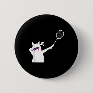 Chapa Redonda De 5 Cm Servicio De Transporte Cat Badminton Para Hombres