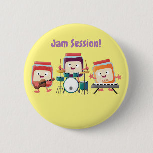 Chapa Redonda De 5 Cm Sesión de improvisación personalizado humor