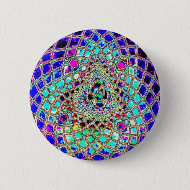 Chapa Redonda De 5 Cm Seta bonita (Anverso)