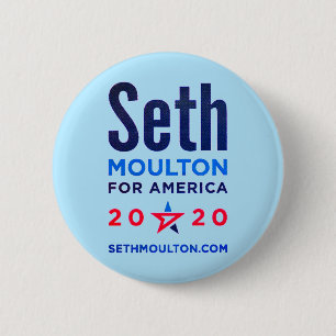 Chapa Redonda De 5 Cm Seth Moulton para América 2020