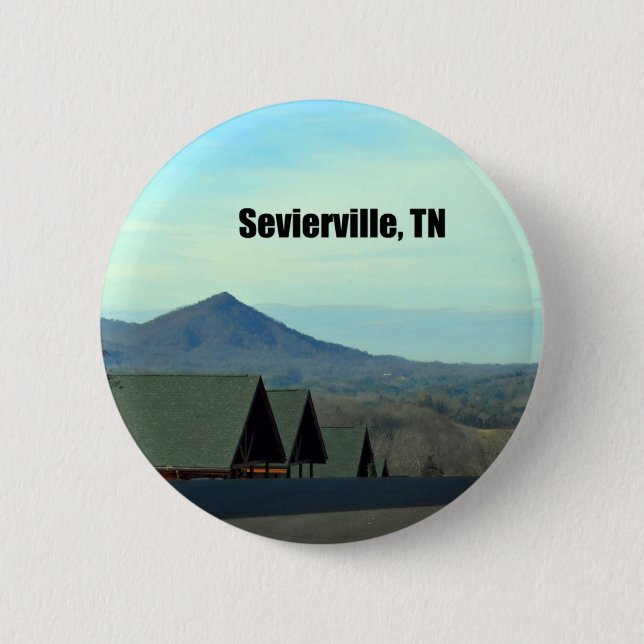 Chapa Redonda De 5 Cm Sevierville, Tennessee (Anverso)
