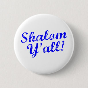 Chapa Redonda De 5 Cm ¡Shalom usted!