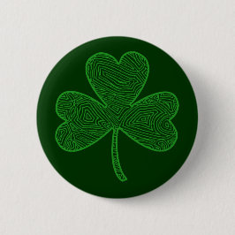 Chapa Redonda De 5 Cm Shamrock