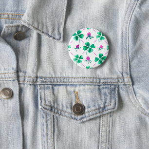 Chapa Redonda De 5 Cm Shamrock lujoso