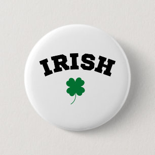 Chapa Redonda De 5 Cm Shamrock St Patrick